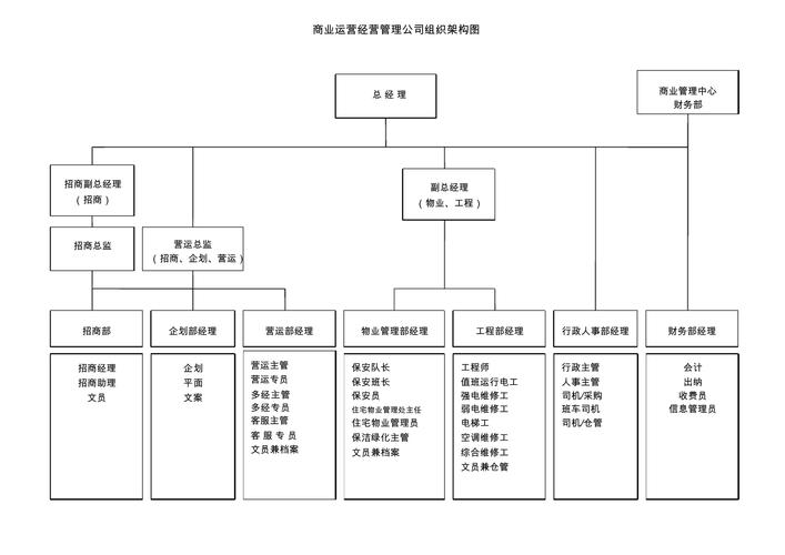 商业运营经营管理公司组织架构设计与企业管理要略